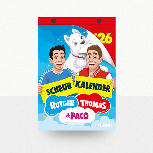Vink, Rutger - De scheurkalender van Rutger, Thomas & Paco 2026