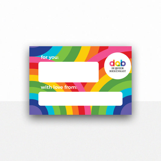 De Queer Boekenkast Online Gift Card!